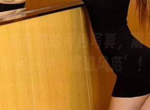 尤果网 - 杨果果的黑色写真，展示无圣光的另一种‘黑道风范’！