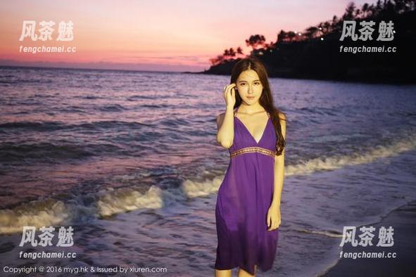 美媛馆-Evelyn艾莉 美媛馆 - 图集更新!Evelyn艾莉在海边,水我才不怕!